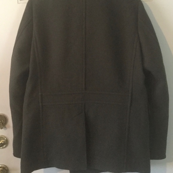 ❌. SOLD ❌ Hugo Boss Pea Coat 40R Retail $745 - Picture 2 of 7